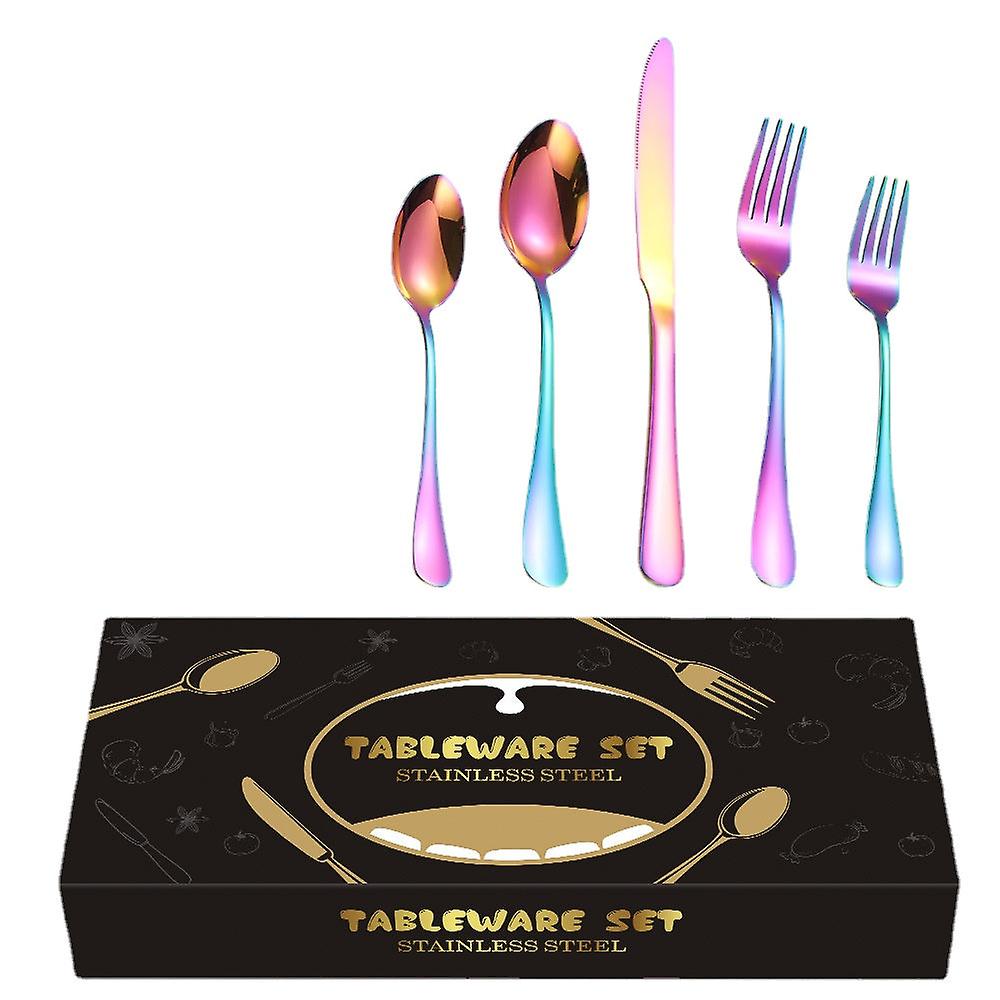 Tableware Knife, Fork And Spoon 40-piece Set 8-person Group Western Food/steak Knife, Fork And Spoon Tableware