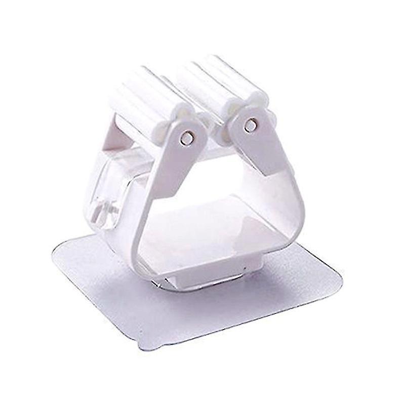 Wall Mounted Mop Clip Brushbroom Holder Organizer Rack Seamless Hook Kitchen