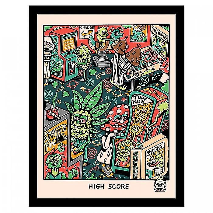 Killer Acid High Score Framed Poster