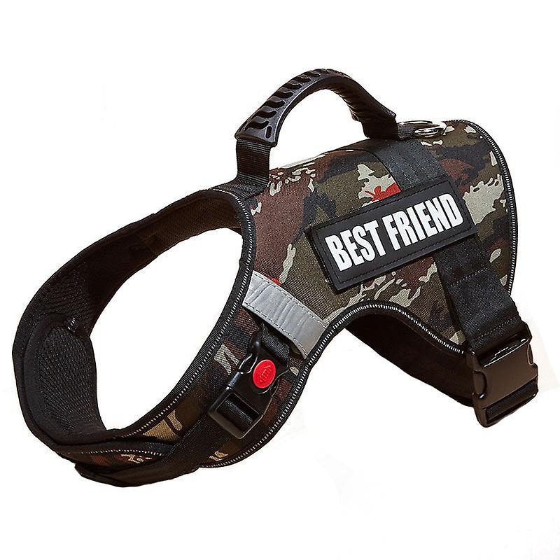 Explosion-proof Pet's Chest-back Reflective Tactical Style Dog Chest Pulling