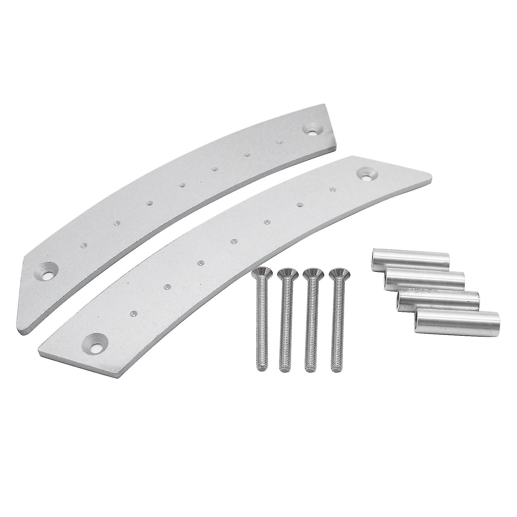 1Pair Metal Door Panel Pull Handle Set for 1998-2010 Interior Door Grab Pull Handles Replacement Silver