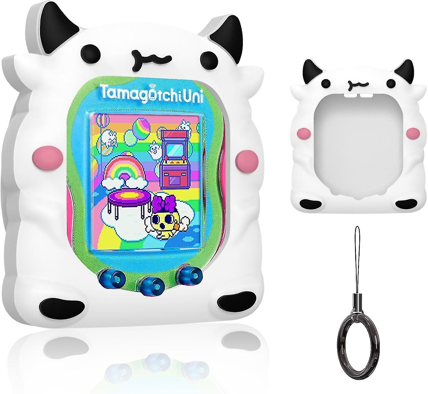 Silicone Case Compatible with Tamagotchi Uni, Cute 3D Pattern Silicone Protector Case for Tamagotchi