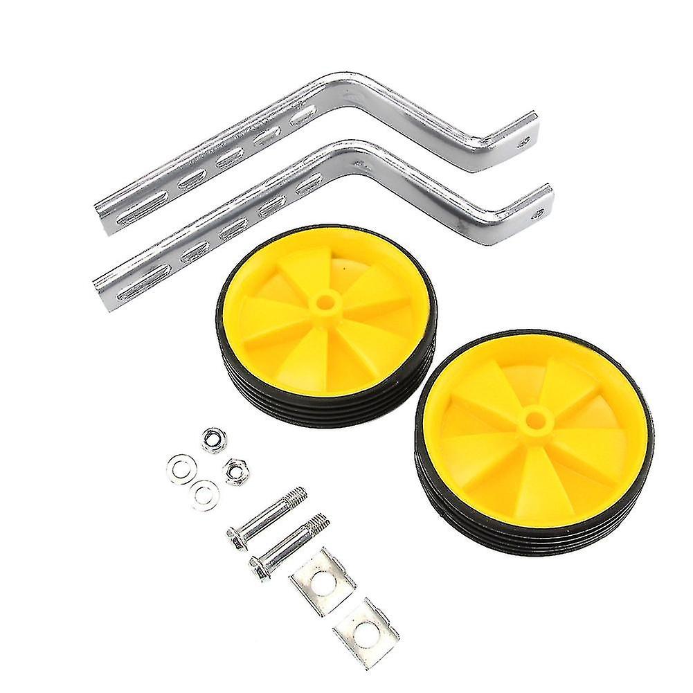 Blue 12-20inch Universal Bicycle Side Stabilizer Support(Yellow)