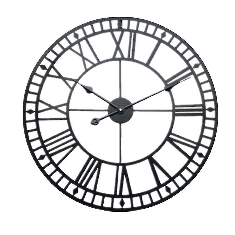 1pcs Rome Iron Art Wall Clock