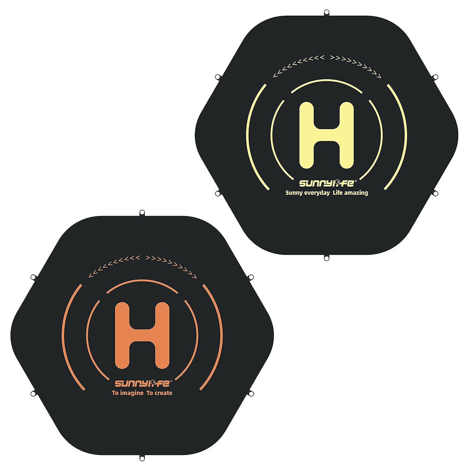 Sunnylife 80CM Landing Pad with Fixing Nails Double Sided Waterproof Foldable Parking Apron for DJI
