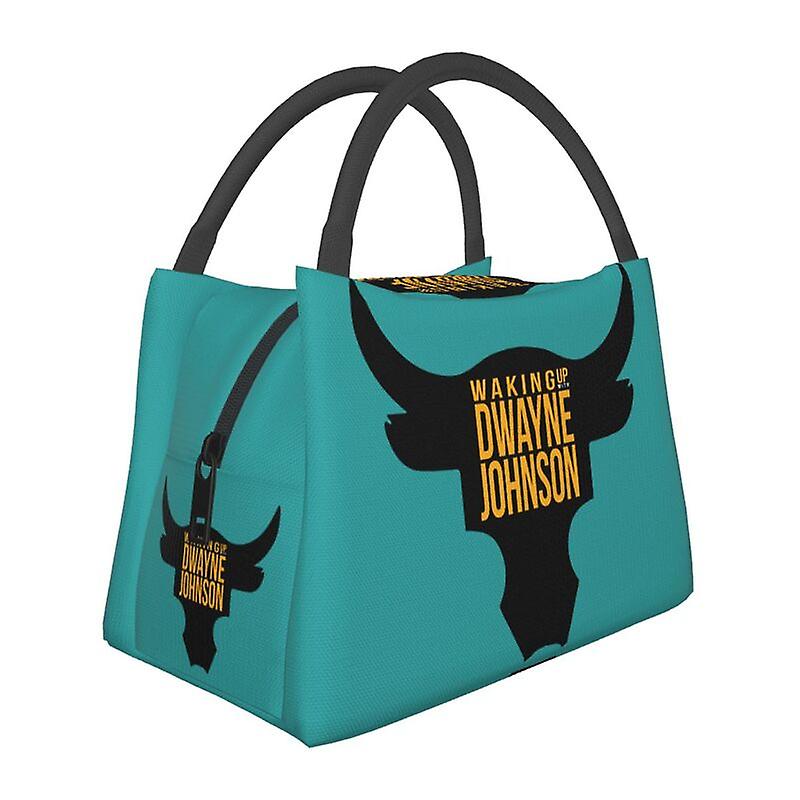 Rock Dwayne isolerad lunchväska för utomhuspicknick Johnson Bull läckagesäker termisk kylare Bento Box Kvinnor