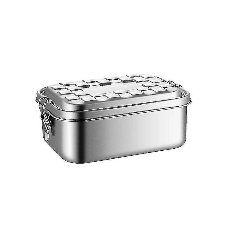 304 Stainless Steel Lunch Box Rectangle 3 Compartment Lunch Box