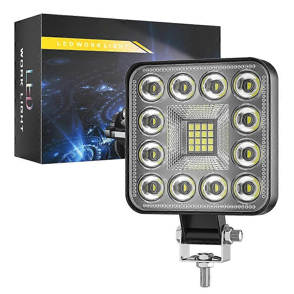 New Car LED Working Light 3-Inch Mini Square Floodlight 28LED Engineering Light Off-Road Lights
