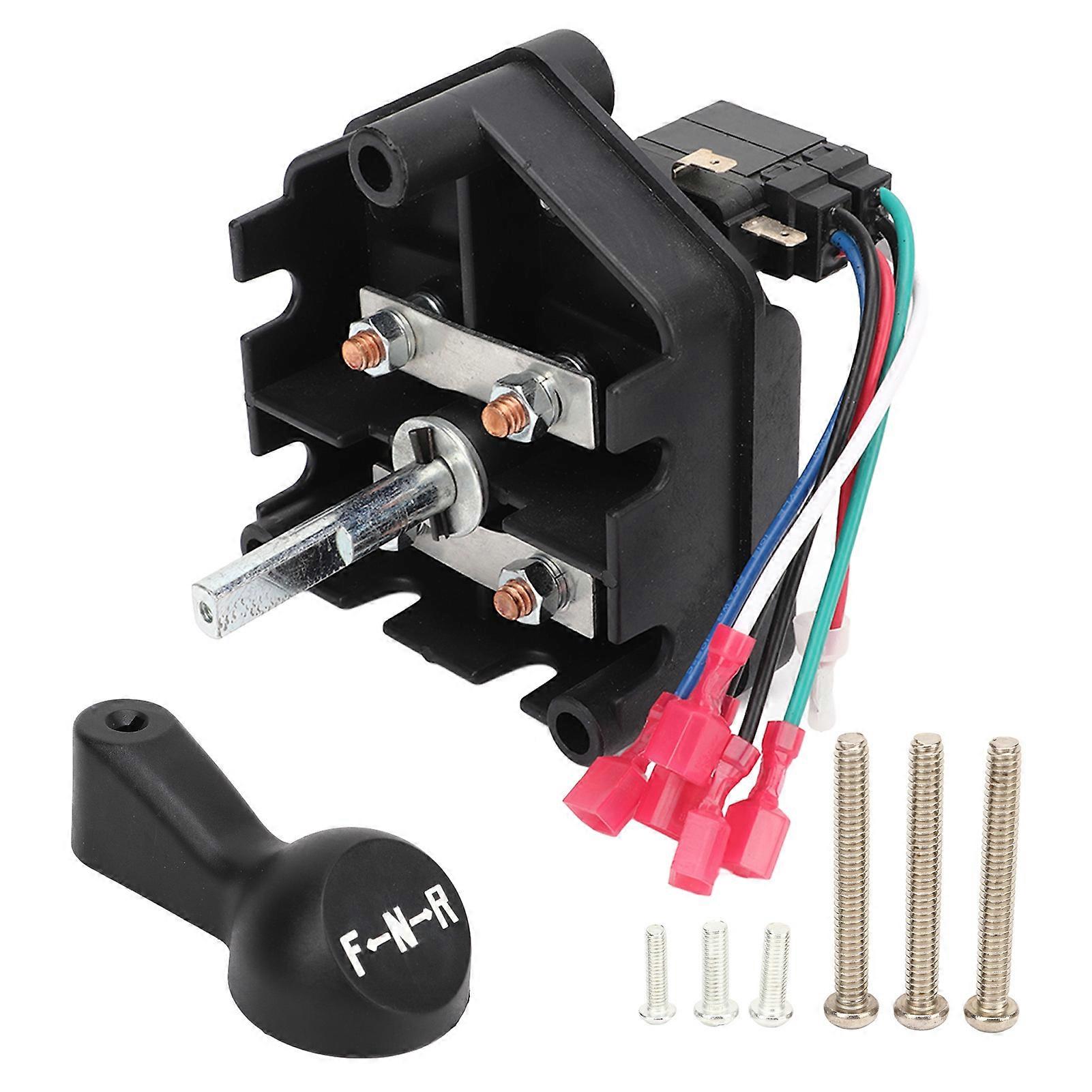 DC 48V Golf Cart Electric Forward Reverse Switch 101753005 with Shift Handle Replacement for Club Car DS Models 1996 and Later E2U111