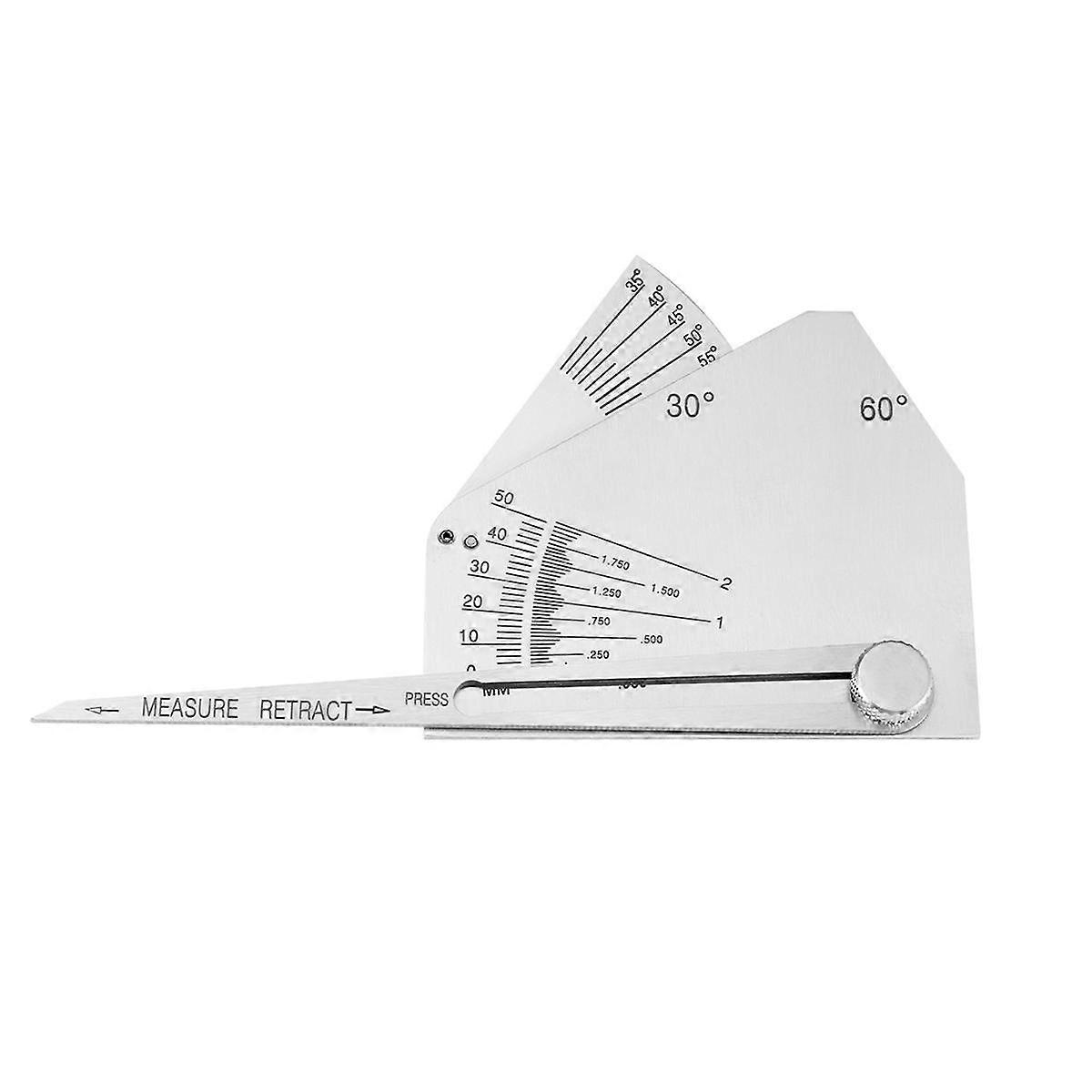 Skew-T Fillet Weld Gauge Gage Checking Angle of Vertical Member Weld -Side Obtuse Side Welding Inspection