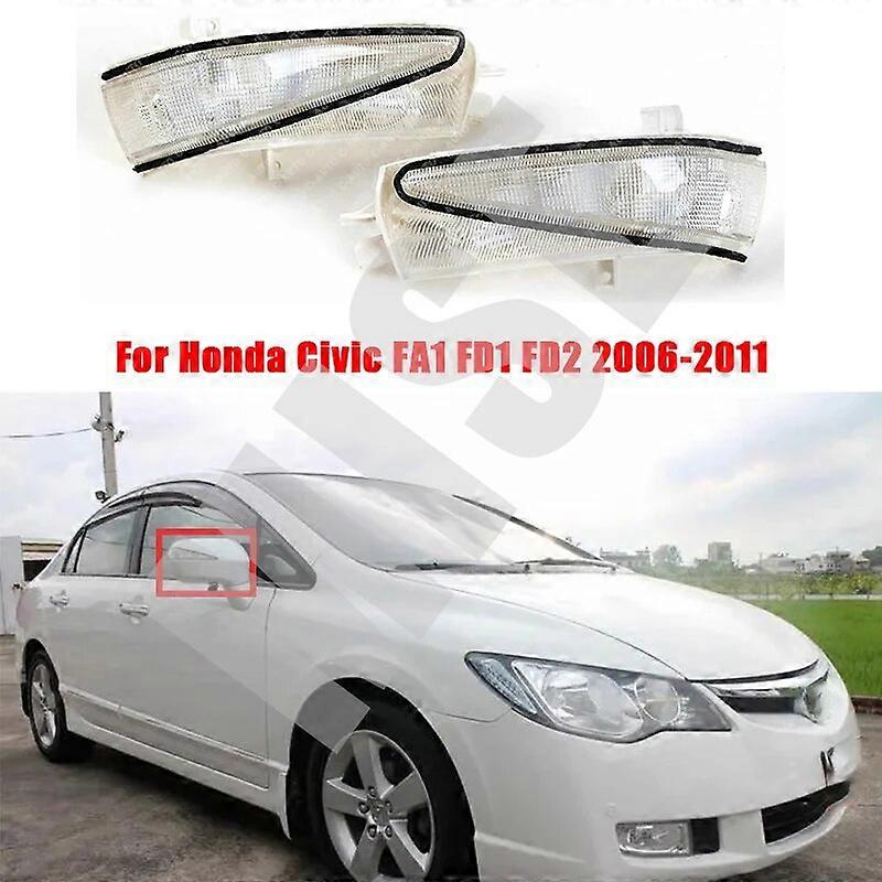 Quality rearview mirrorQuality rearview mirrorCar LED Rearview mirror lights Left and Right Mirror signal side mirror turn signal lamp For Honda Civic
