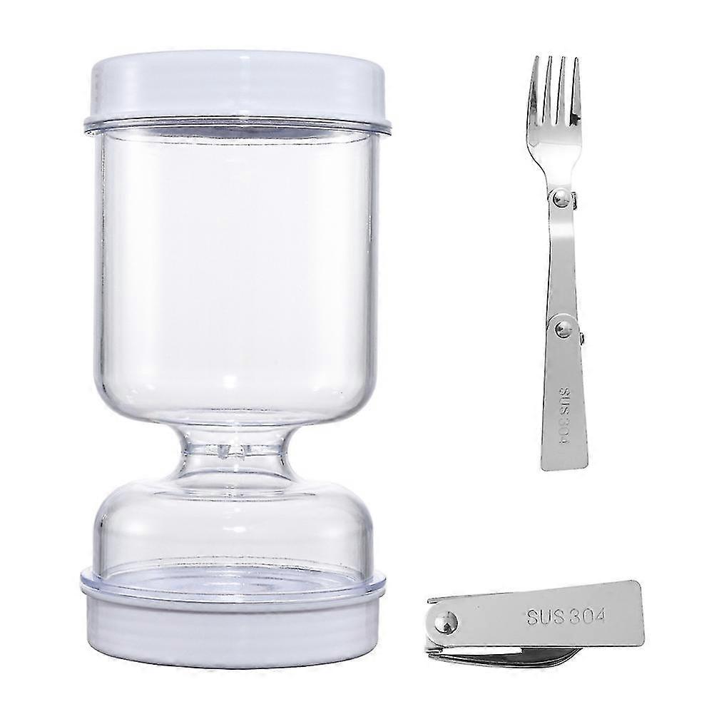 Timeglassformet sylteagurk med gaffel våt tørr separasjon tetningsbokser for Jalapenos reddik