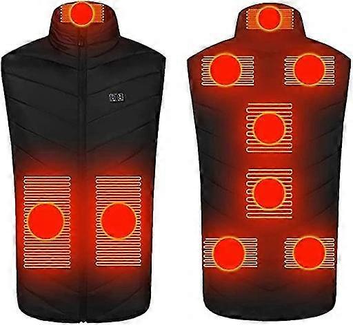 Jacket Heated Usb Heated Vest 9 Zones