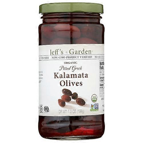 Jeff's GardenPatak Organic Pitted Greek Kalamata Olives, 7 Oz(Case Of 6) (Pack of 1)
