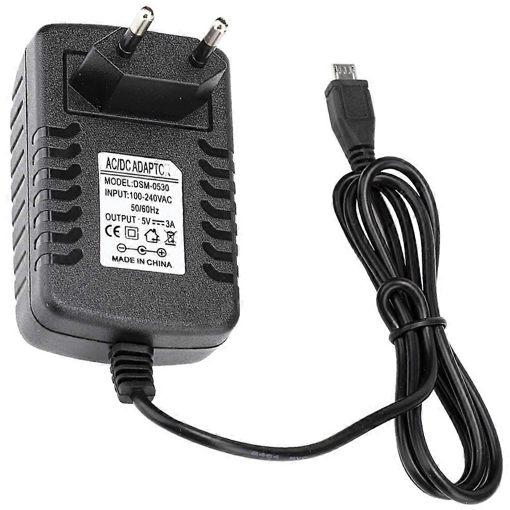 DC 5V 3A Micro USB Power Adapter for Raspberry Pi 3B+/Raspberry Pi 3B/3A+ 100V 240V (EU Plug)