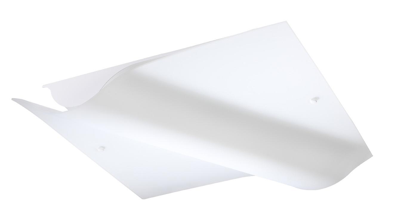 Sollux BUBBLE SL.0862 Patterned Glass Flush Light White 2x E27
