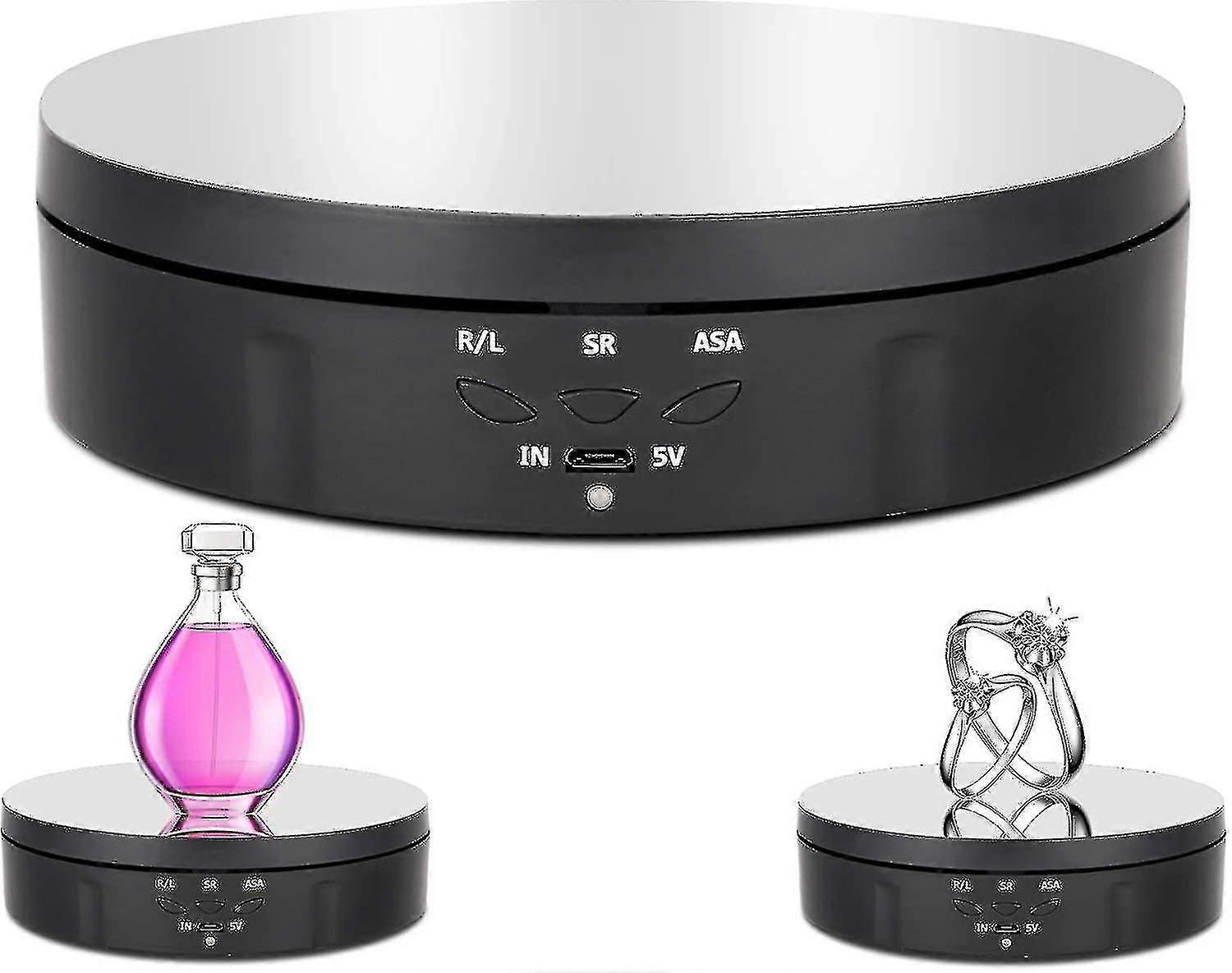 Motorized Rotating Display Stand,360 Degree Rotating Display Stand,3 Speeds,3 Display Angles