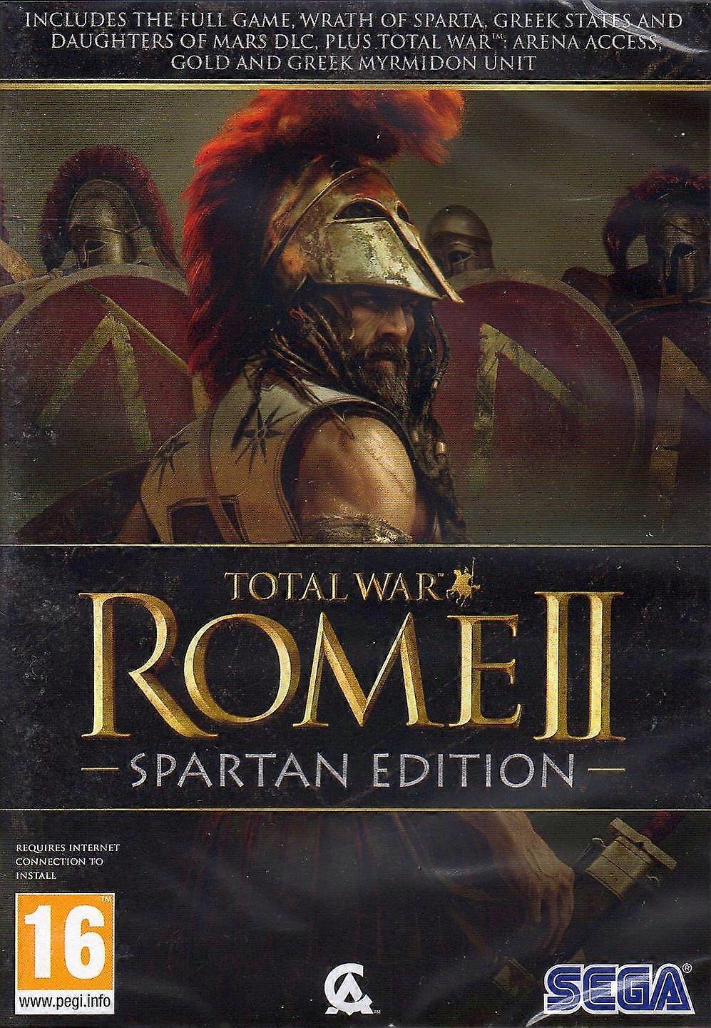 Total War Rome II - Spartan Edition PC DVD - New & Sealed