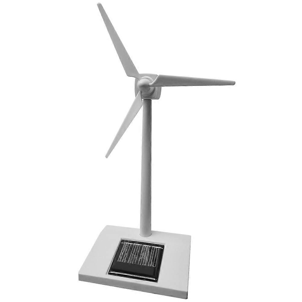 Solar Windmill Assembly Ornaments Windmill Model Toy