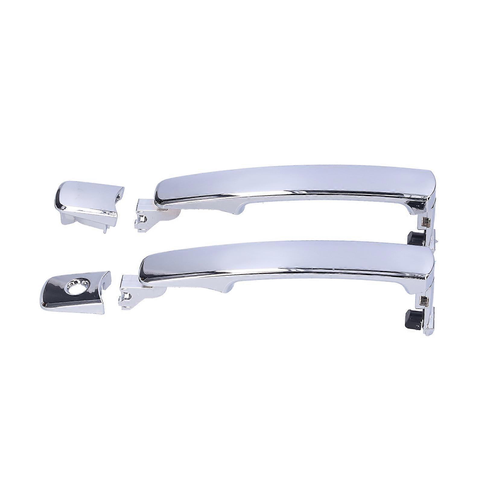 4pcs Car Door Handle Front Left Right 80640CA012 Chrome for Nissan Rogue 2008?2015 YEMAA