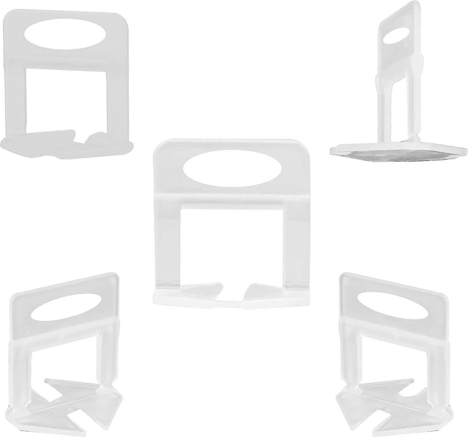 Tile Leveling System, 300 Pcs 1 Mm Floor And Tile Tool Spacer Clips