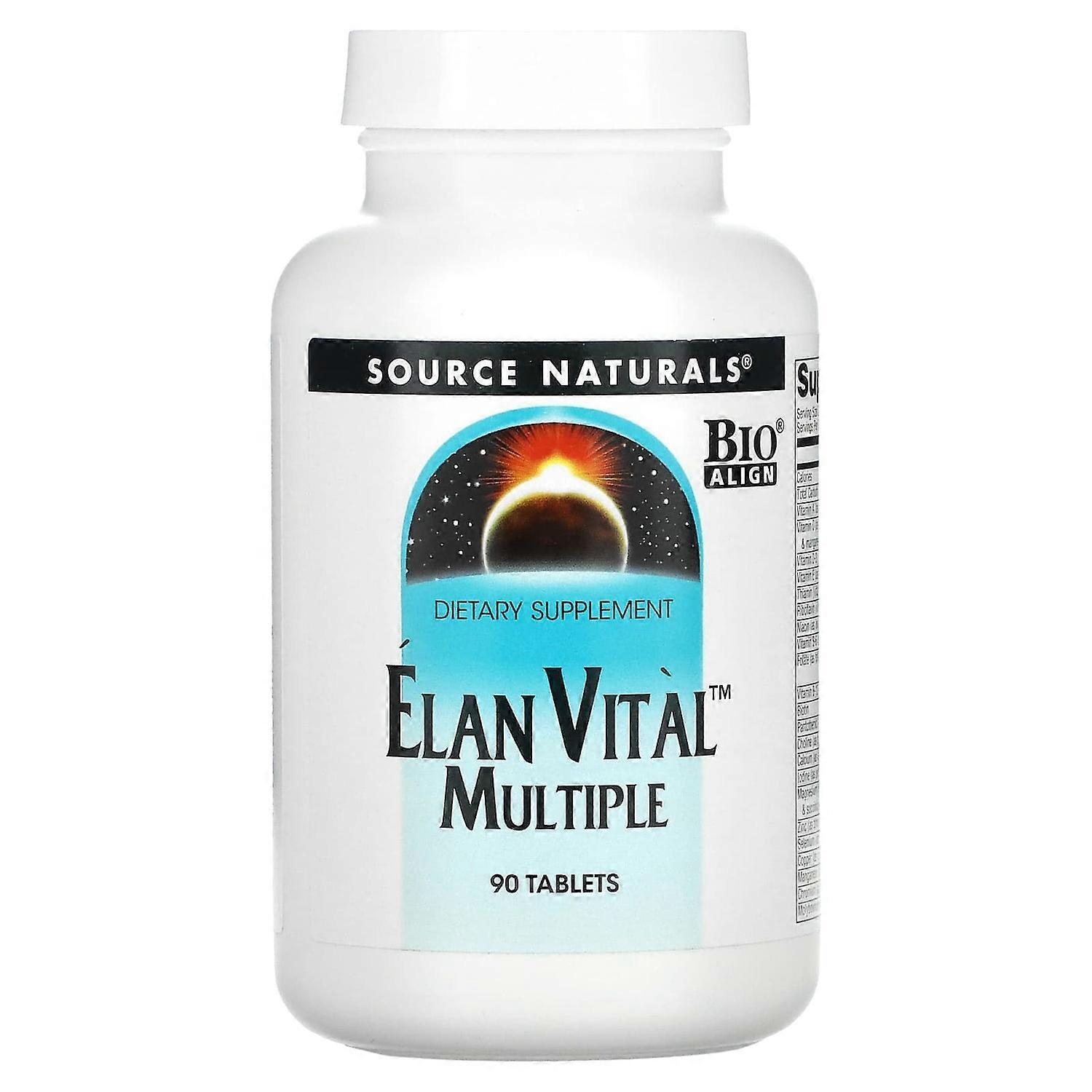 Source Naturals, Elan Vital Multiple, 90 Tablets