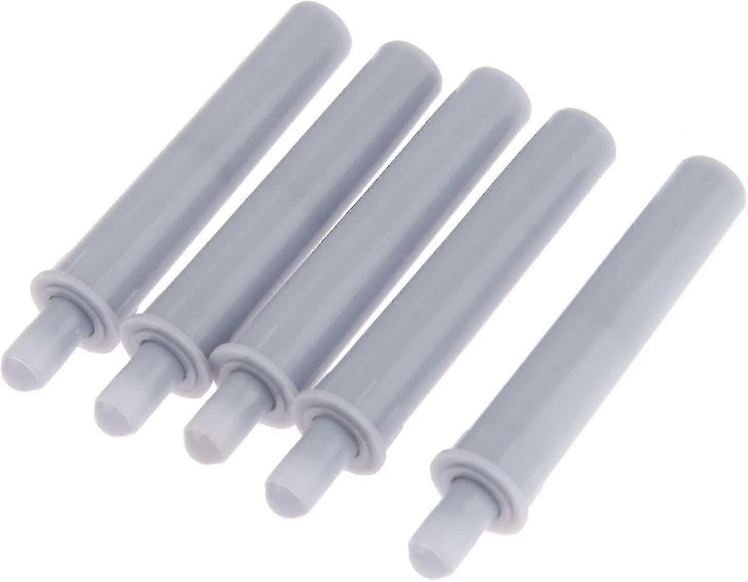 Cabinet Push Latches, Gray Soft Quiet Close Closers, Plastic Damper Buffer Push For Kitchen Drawer Door(grey)(10pcs)