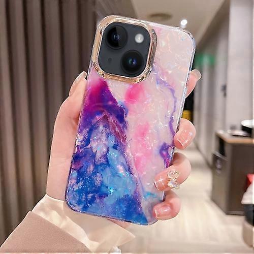 For iPhone 15 Colorful Crystal Ripple TPU Mobile Phone Case