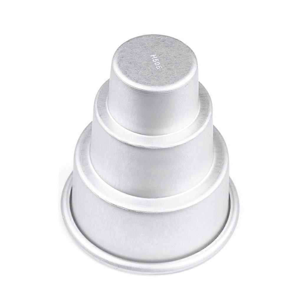 Mini Three-tiered Cake Pan Pudding Muffin Decorating Mould Tools