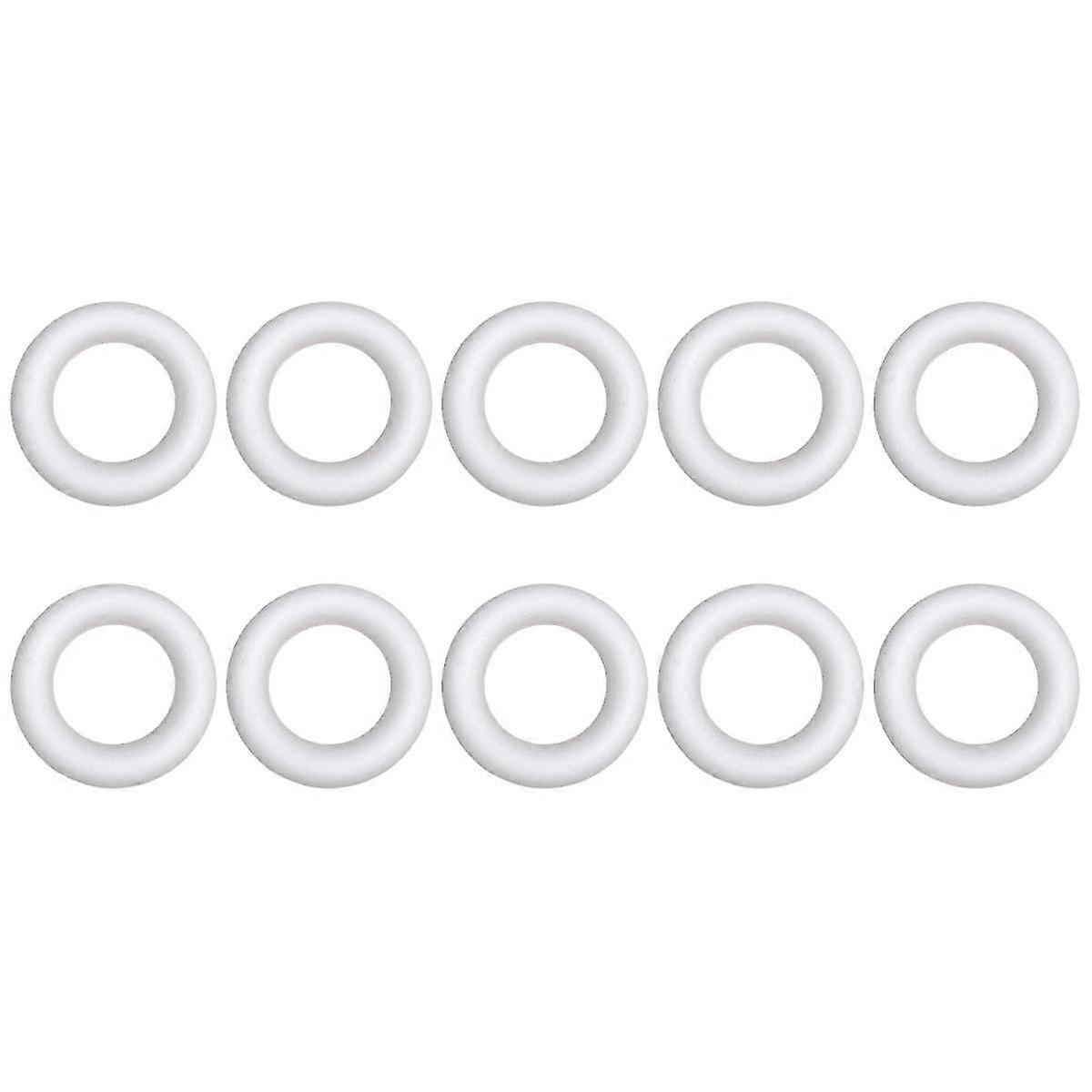 Unfinished Foam Craft DIY Foam Craft Foam Circle Ring DIY Foam Wreath Craft Painting Craft Z