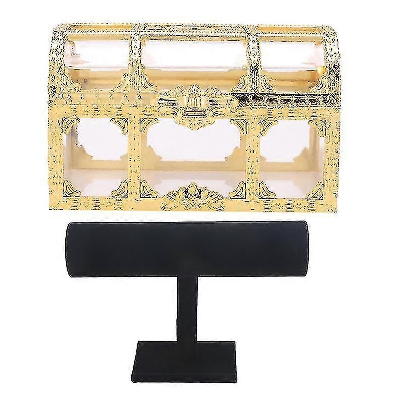 Mini Jewelry Box Candy Ring Earrings Storage Organizer Gold L