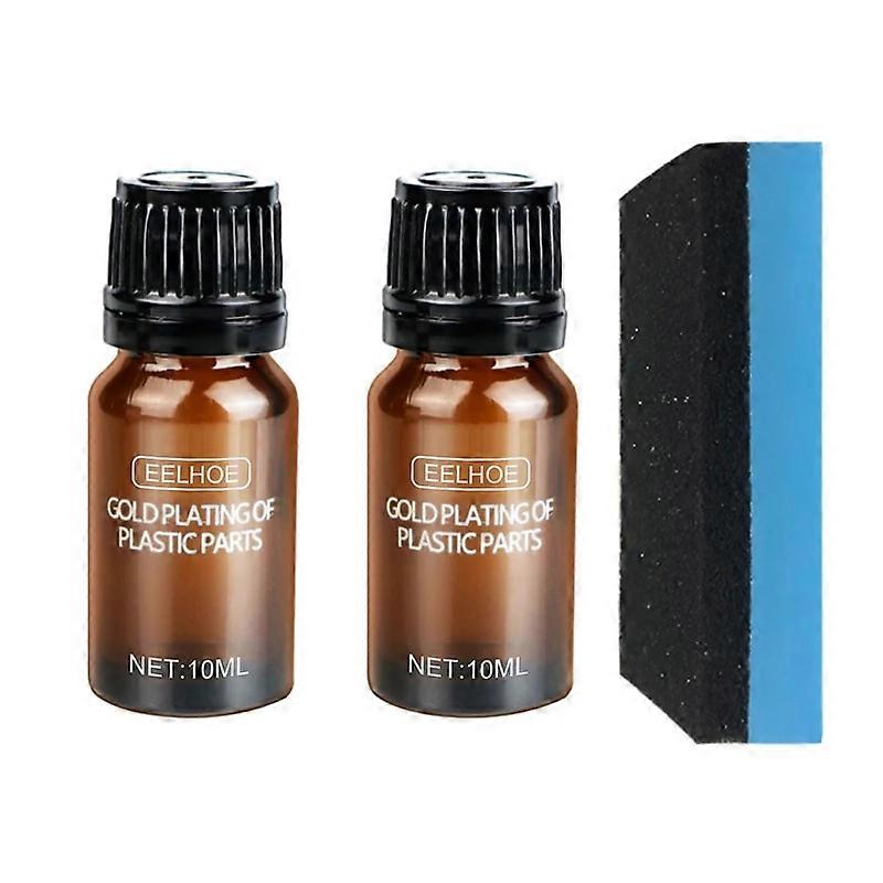 Universal Car Plastic Parts Refurbish Agent Maintenance Cleaner Practical Long-lasting 10ml Oating Paste