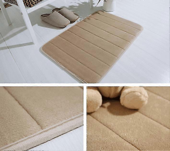 سجادة حمام مضادة للانزلاق ، حصيرة حمام ممتصة للماء من رغوة الذاكرة ، 40 × 60 سم