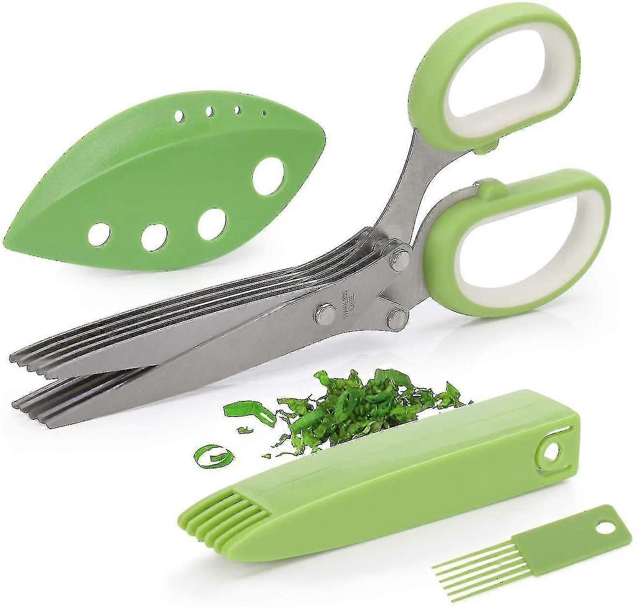 Gourmet Herb Scissors Set - Master Culinary Multipurpose Cutting Shears