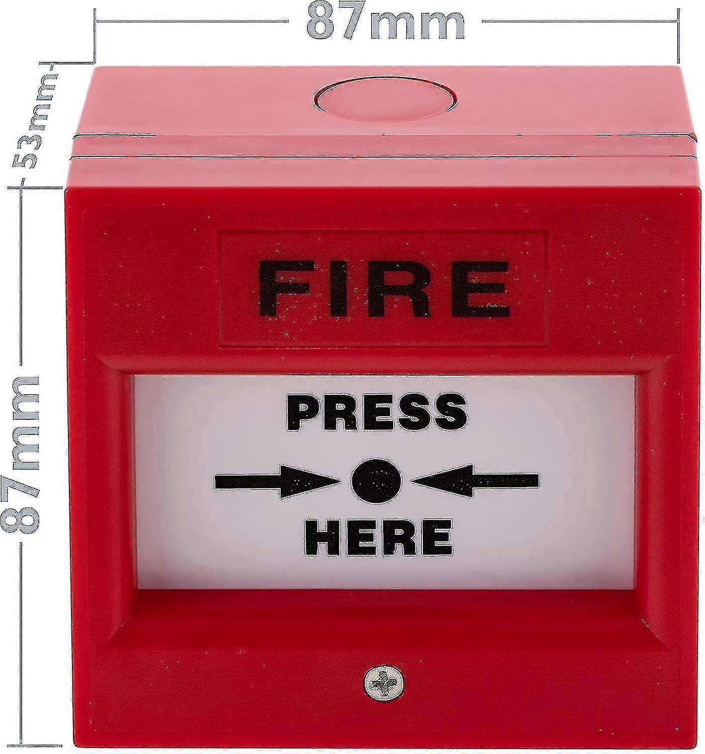 Emergency Manual Button For Fire Alarms With Led Light