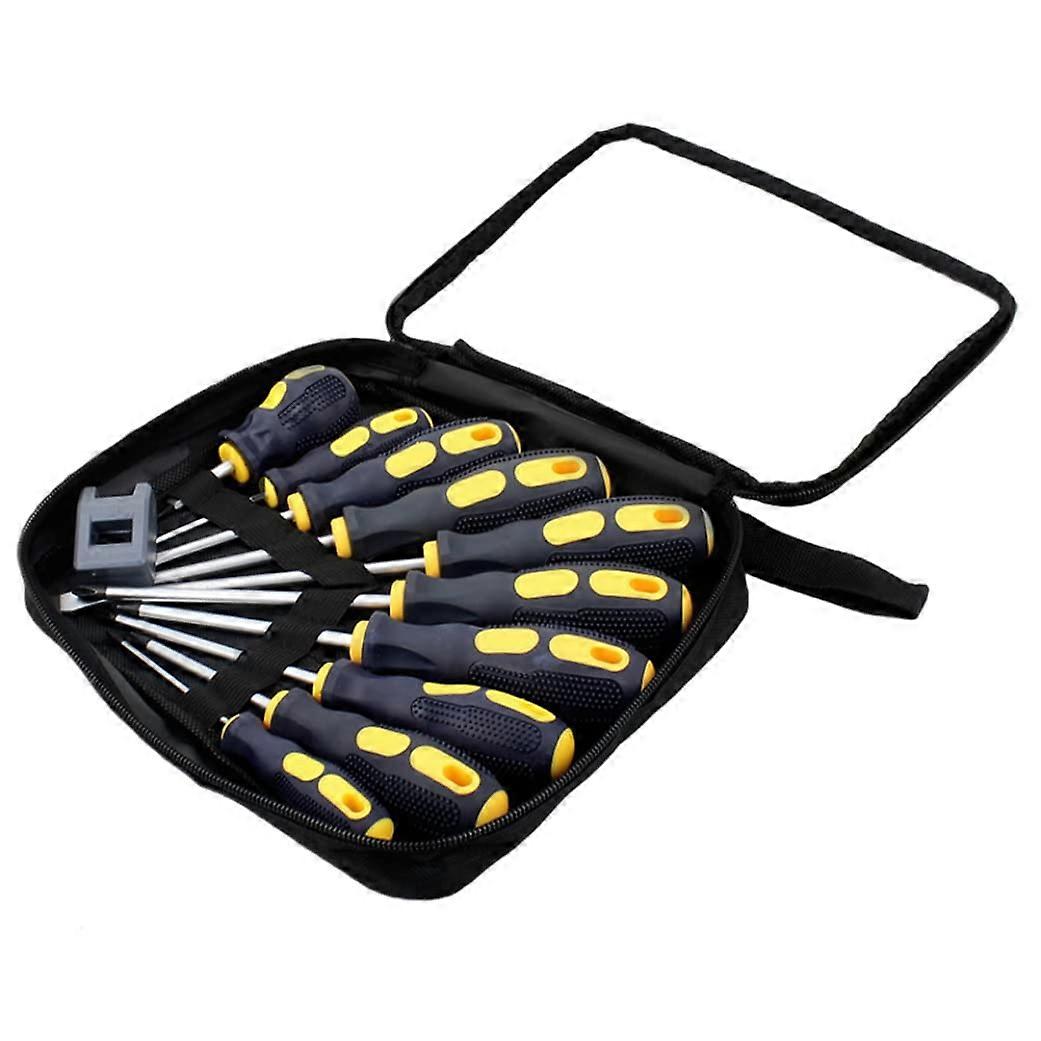 Multifunction Magnetic Screwdriver Set Flat Head Screwdriver 10pcs
