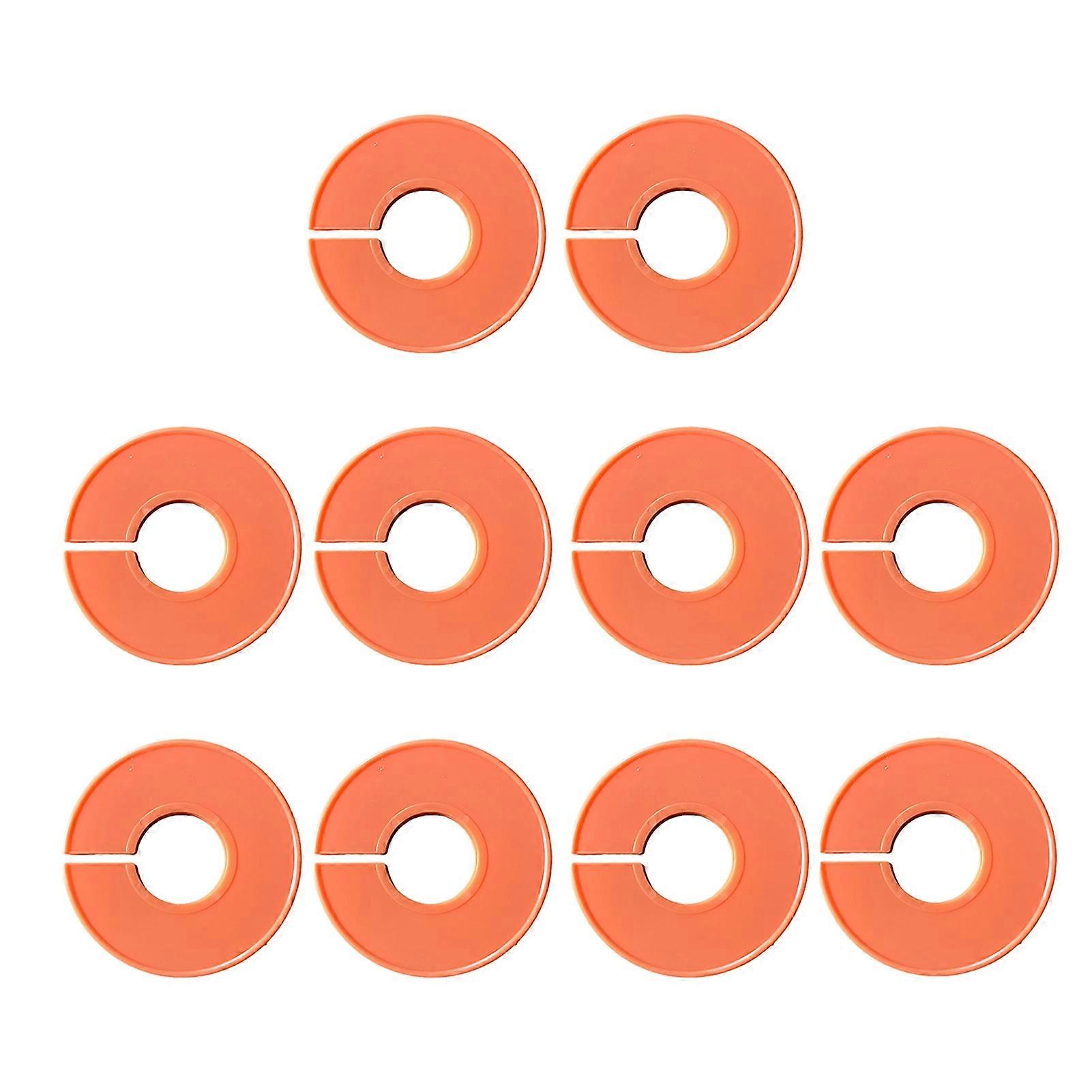 10Pcs Closet Divider Reusable Smooth Surface Plastic Round Clothing Size Hanger Dividers Household Supplies KAESI