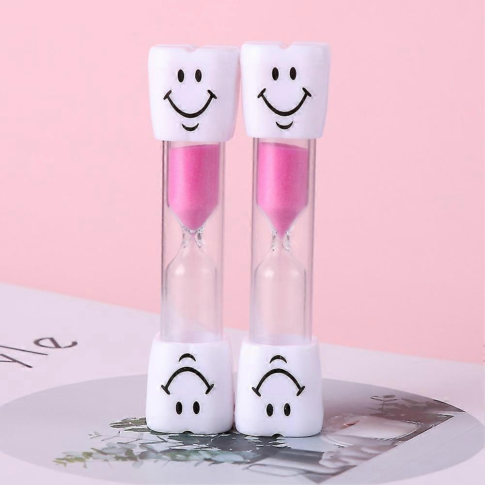 3 Minute Smiling Face Tooth Brushing Hourglass Creative Sand Clock Toothbrush Timer -aqwg