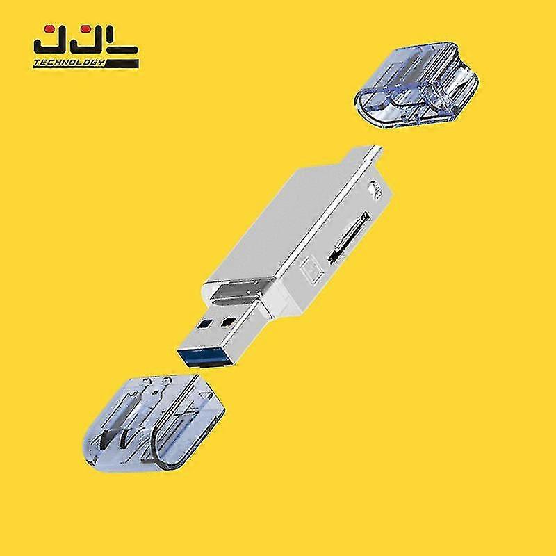 Type-c Computer Zinc Alloy Card Reader Tf/nm