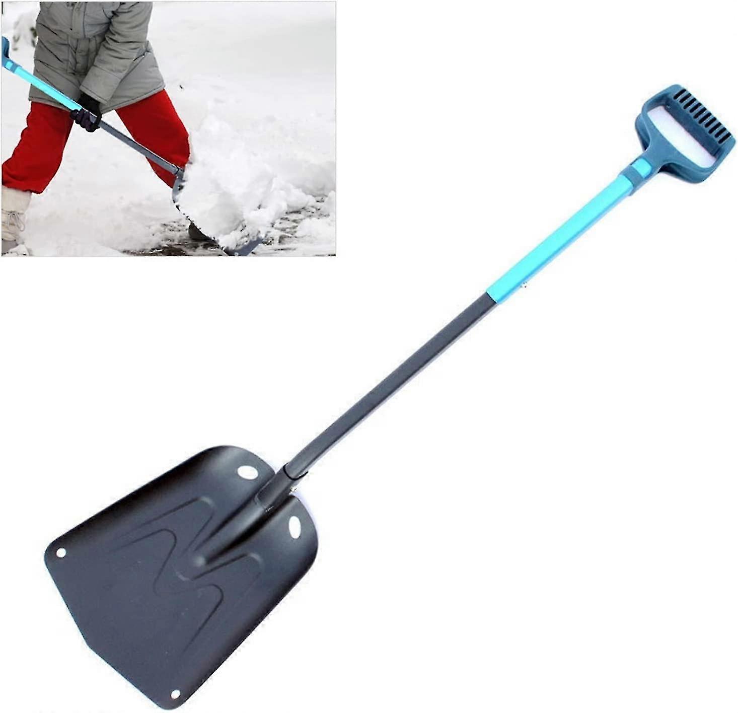 snow shovels tools d shaped handle folding retractable