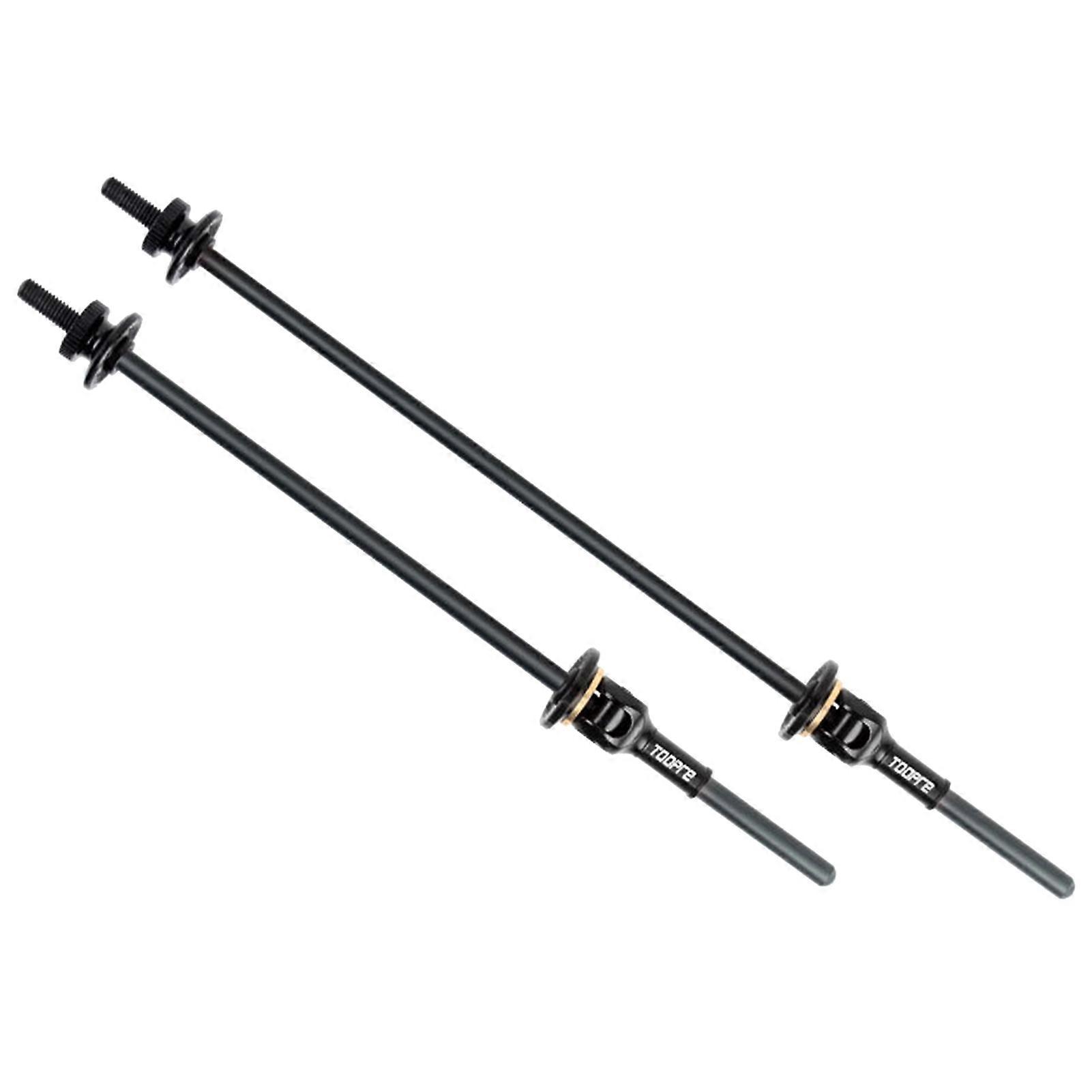Kaesi 1 Pair Titanium Bicycle Skewers Rustproof CNC Process Strong Bearing Capacity High Strength Front/Rear Maintenance Long Service Life Bicycle Hub