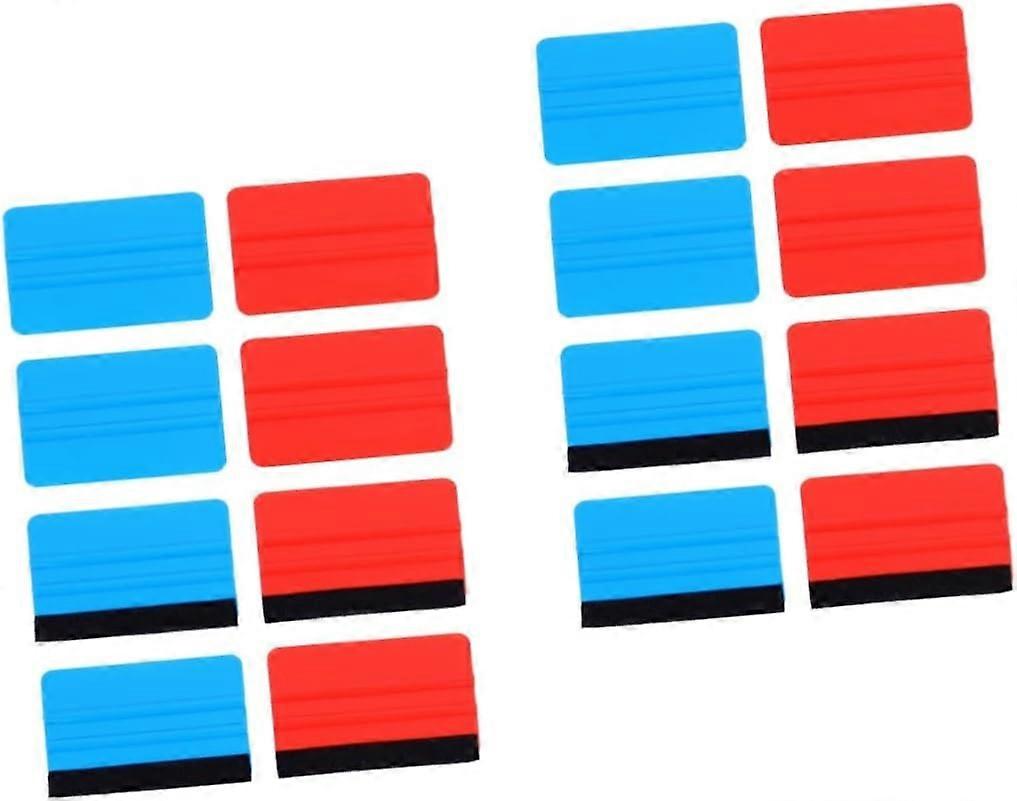 16 Pcs Double-Sided Square Scraper Window Tint Squeegee Professional Window Squeegee Auto Squeegee Car