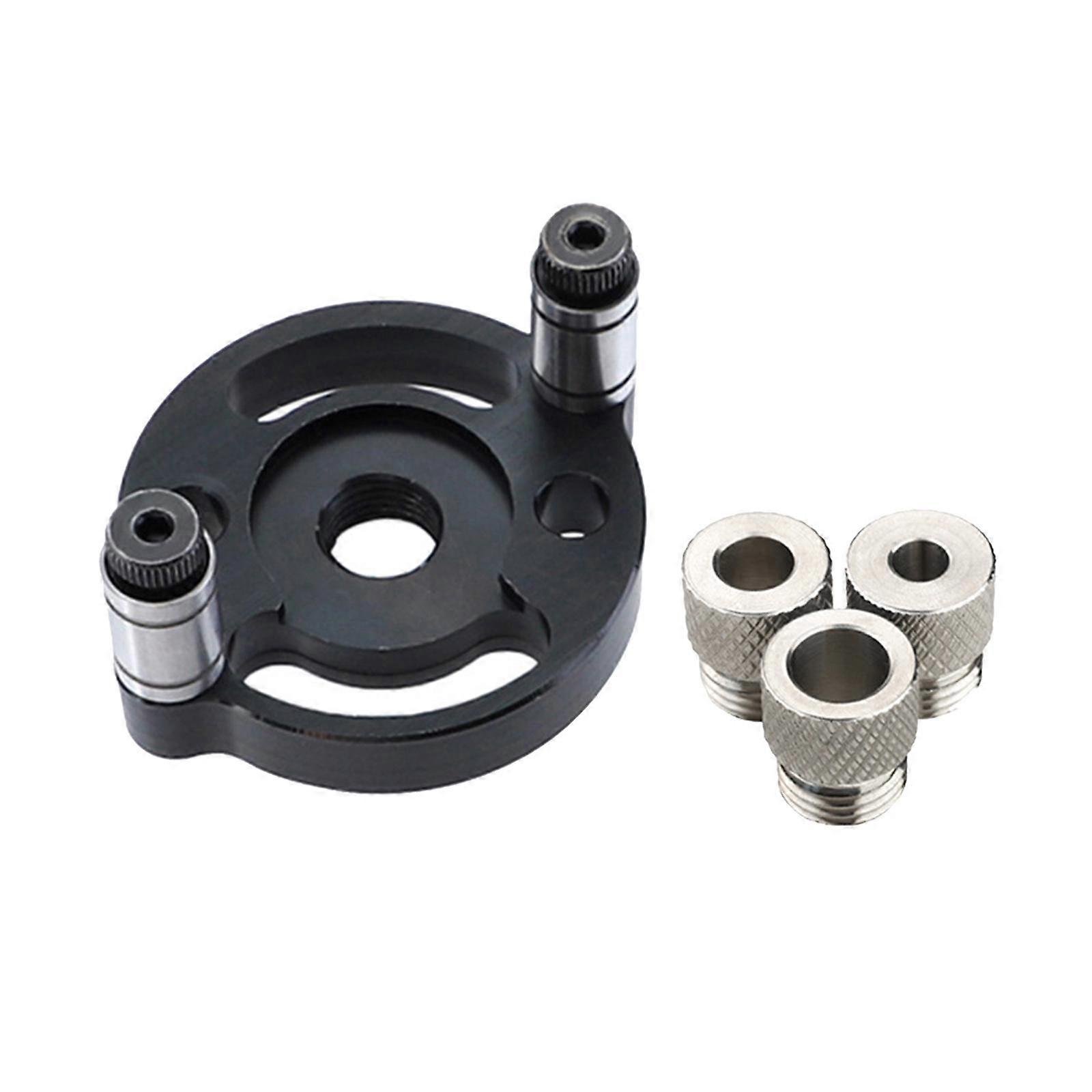 Vertical Pocket Hole Jig Self-Centering Dowelling Jig for Carpentry Black C