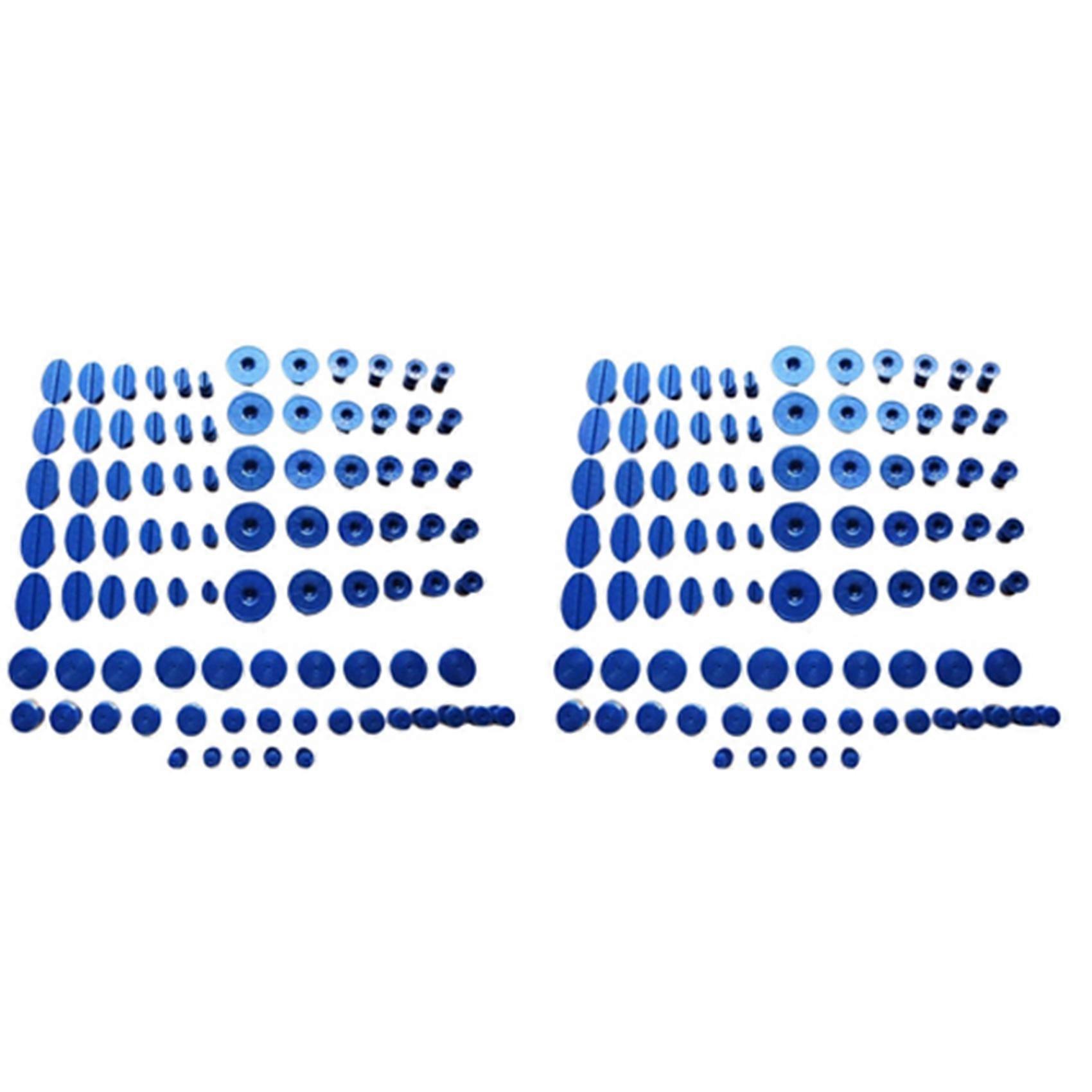 180 Pcs Puller Tabs Paintless Dent Repair Tabs Glue Pulling Tabs Kit for Small Dent