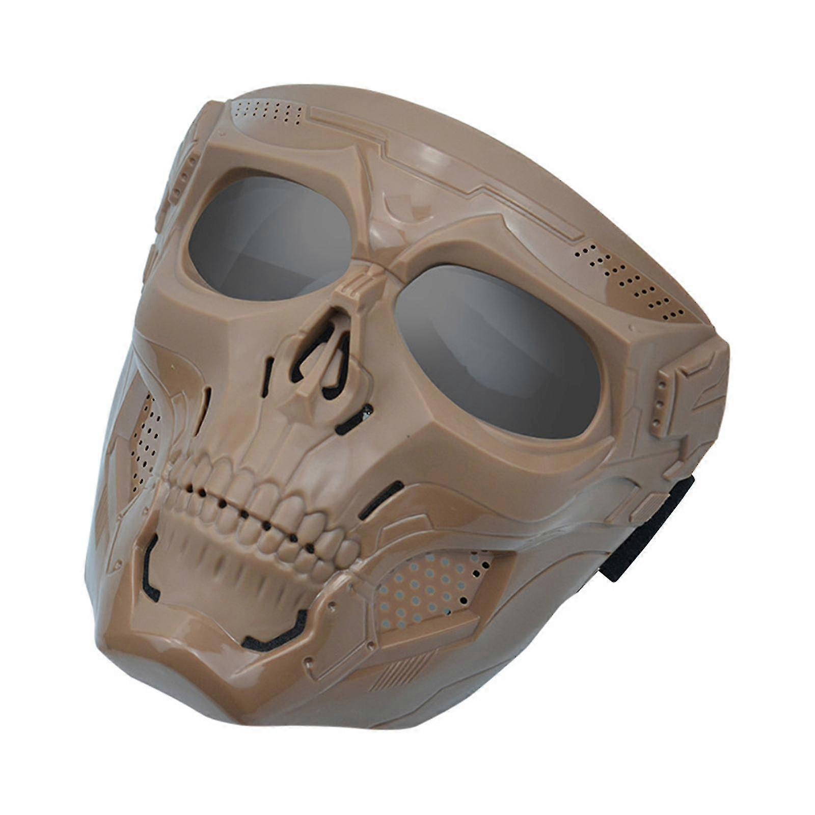 Halloween Skull Mask Full Head Scary Mask Realistic Latex Skeleton Helmet Halloween Cosplay Party Props