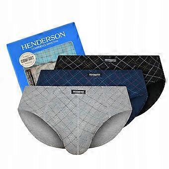 HENDERSON 100% Bawełna 3pak Slipy Męskie S508