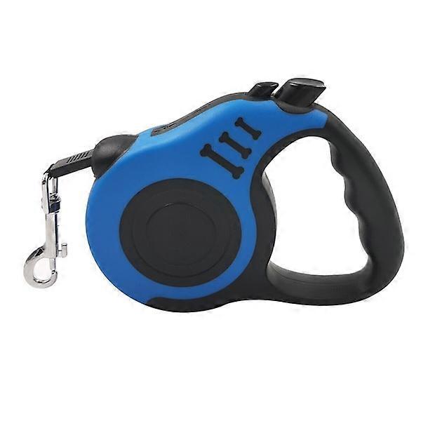 Dog Leash Pet Wiring Retractable Exercise Pet Retractable 3M Blue