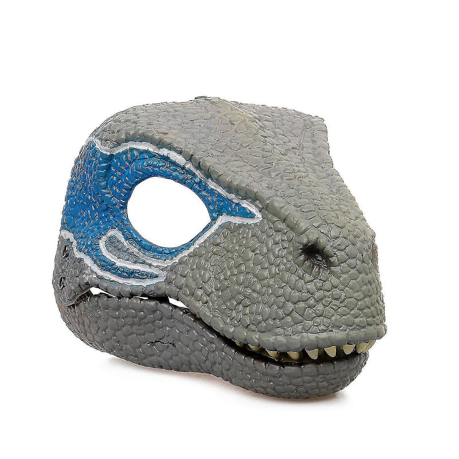 Dinosaur Mask Headgear,jurassic World Dinosaur Toys With Opening Moving Jaw,velociraptor Mask&tyrannosaurus Rex Mask Bundle