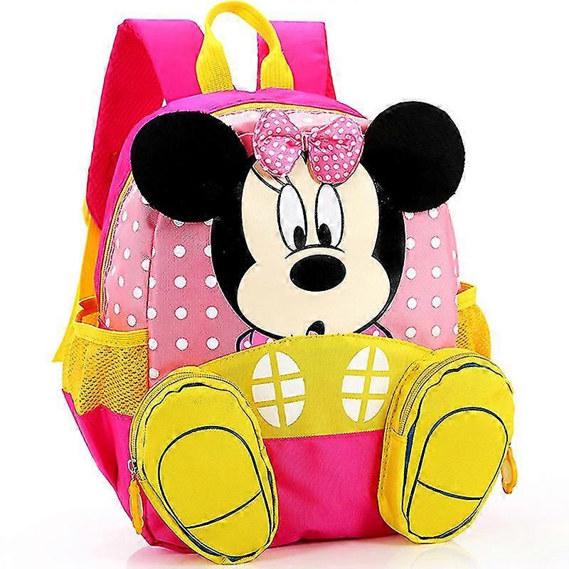 Kids Boys Backpack Girls Mickey Minnie Mouse School Bag Backpack Multi-color Optional