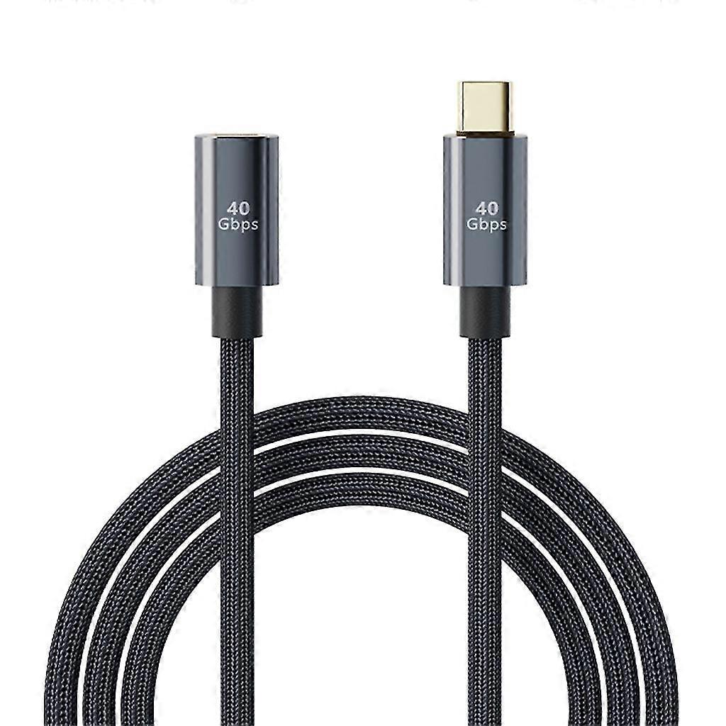 Usb C Extension Cable Usb-c Type-c 100w 40gb Fast Charging Data Audio Adapter